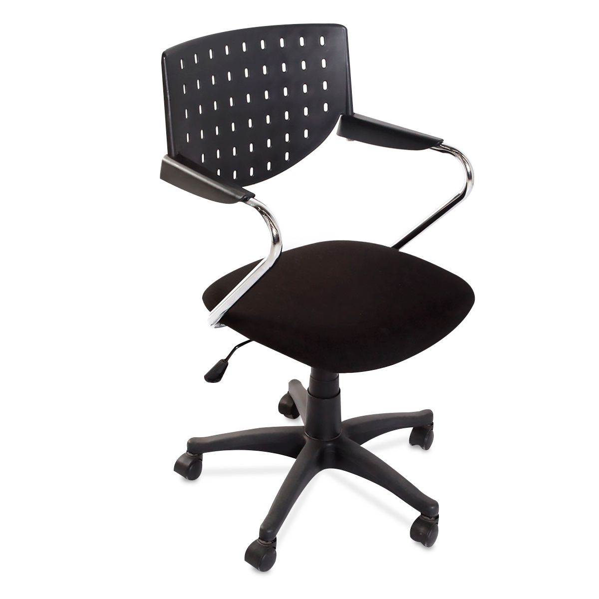 SILLA EJECUTIVA RESPALDO DE PVC COLOR NEGRO 4TUNE
