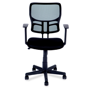 SILLA SECRETARIAL MESH ALTURA AJUSTABLE NEGRA