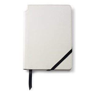 LIBRETA CROSS MEDIANA BLANCA CON RENGLON