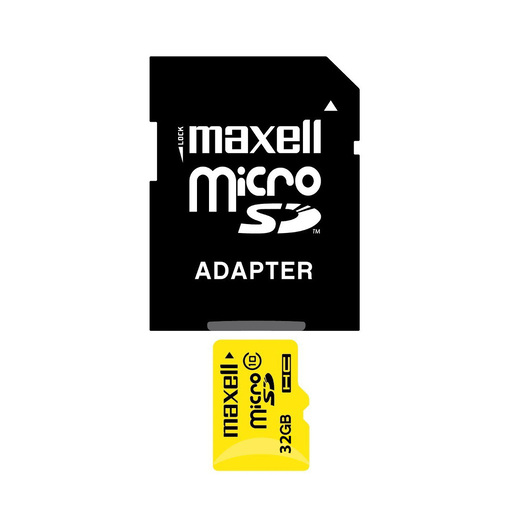 MICRO SD MAXELL 32GB (CON ADAPTADOR CL10)