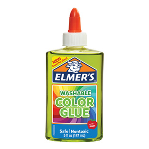 GOMA ELMERS TRANSPARENTE VERDE 5OZ