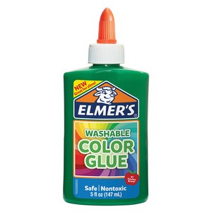 GOMA ELMERS COLOR VERDE 5OZ