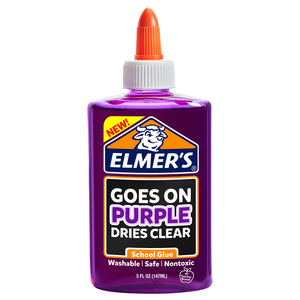 GOMA ELMERS MORADA SEÑALA Y DESAPARECE 5OZ