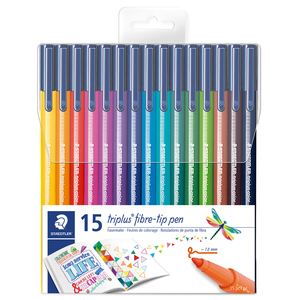MARCADEORES TRIPLUS STAEDTLER 15U  (PERMANENTE, 1.0MM) MARCADEORES TRIPLUS STAEDTLER 15U  (PERMANENTE, 1.0MM)
