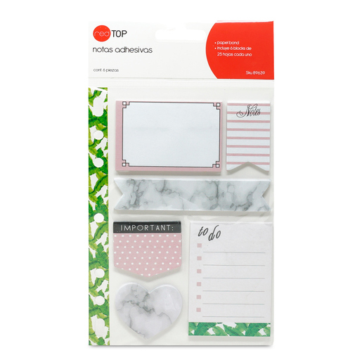 BANDERITAS PARA CARPETA "HELLO/WEEKEND PLANS/DON´T FORGET" OFFICE DEPOT