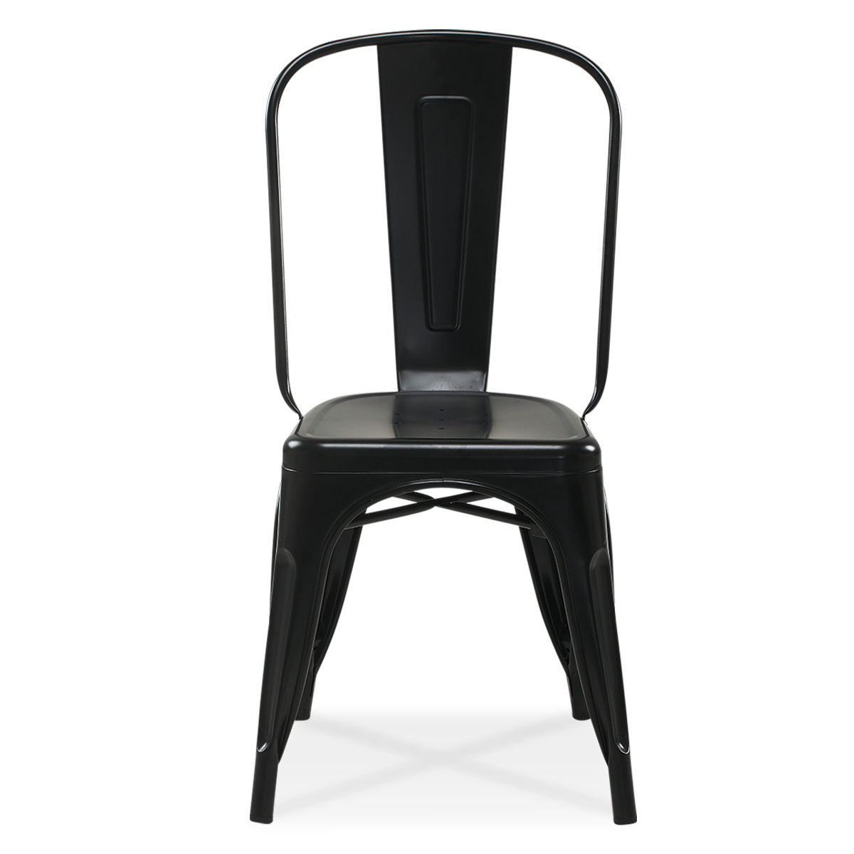 SILLA DE ESPERA DE METAL COLOR NEGRO 4TUNE