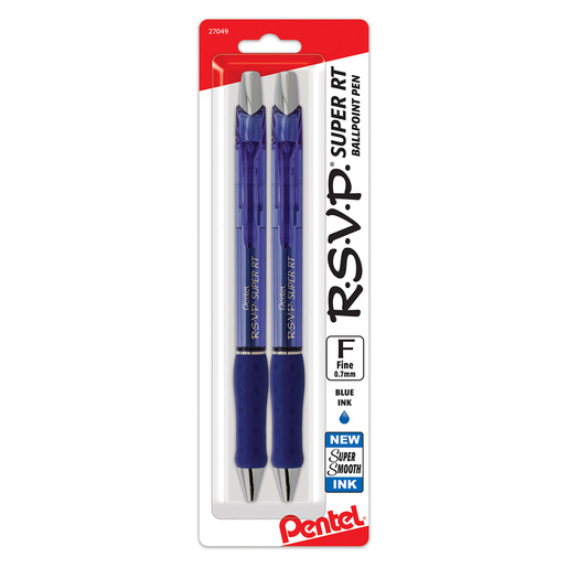 Bolígrafo marca Pentel de tinta fluida y trazo uniforme. Escritura cómoda y duradera para uso diario en escuela y oficina.