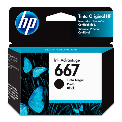 CARTUCHO DE TINTA HP 667 NEGRO