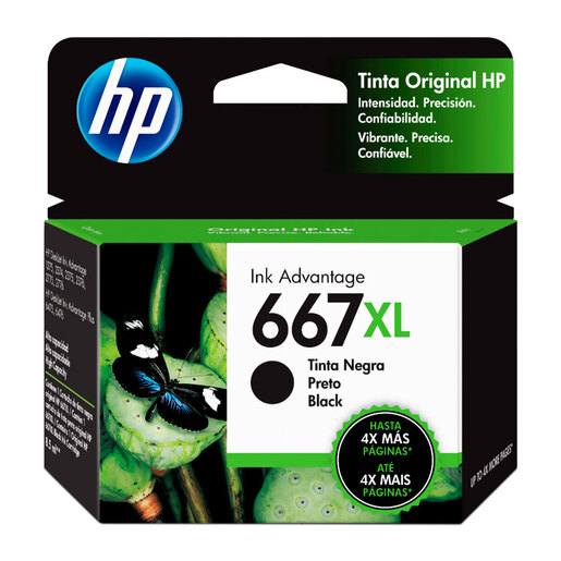 CARTUCHO DE TINTA HP 667 XL NEGRO