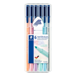 ROTULADOR TRIPLUS PASTEL 6U