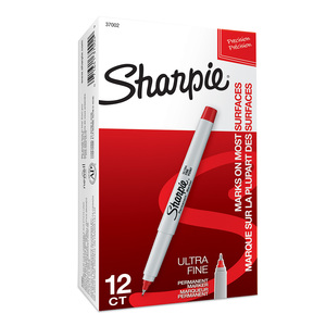 MARCADOR SHARPIE ROJO PUNTA ULTRA FINA 12U MARCADOR SHARPIE ROJO PUNTA ULTRA FINA 12U