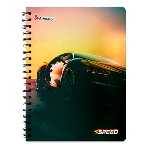 CUADERNO ESPIRAL ARIMANY SPEED CUADROS 100H (PASTA