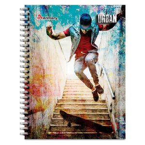 CUADERNO ESPIRAL ARIMANY URBAN LINEAS 100H (PASTA