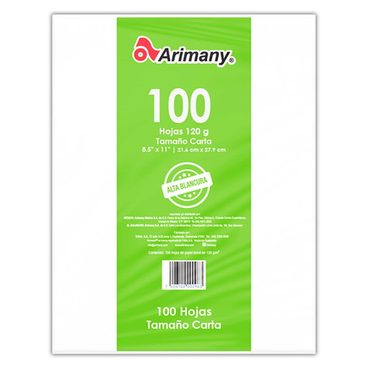 PAPEL ARIMANY 120GR CARTA