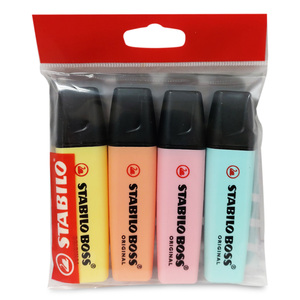 ROTULADOR STABILO BOSS PASTEL 4PK ROTULADOR STABILO BOSS PASTEL 4PK