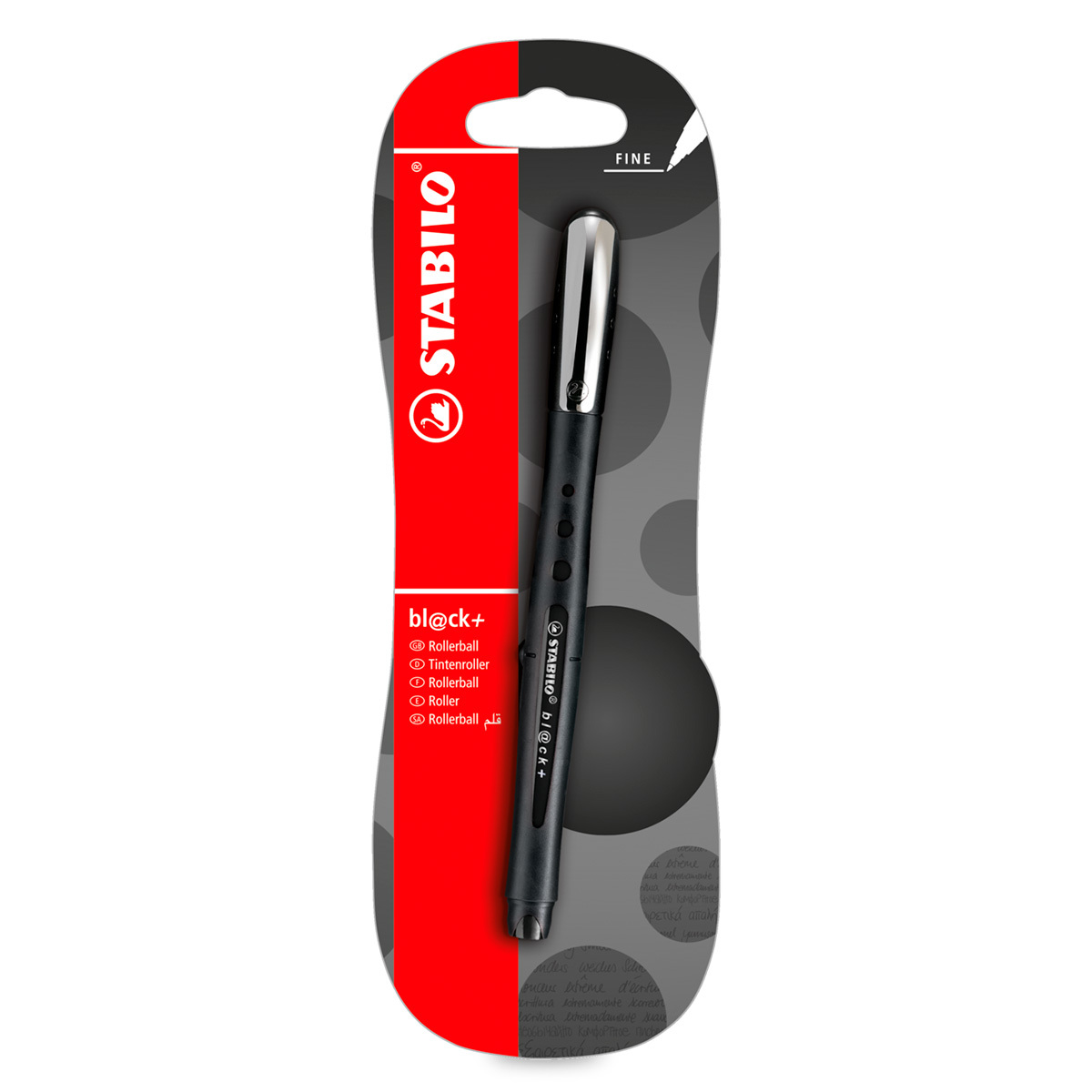 BOLIGRAFO STABILO ROLLERBALL NEGRO