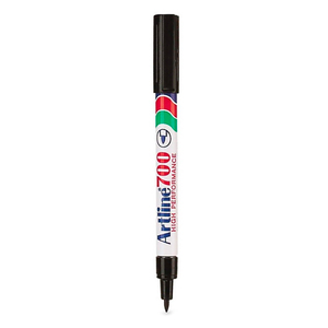 MARCADOR PERMANENTE NEGRO ARTLINE 1U (PUNTA FINA,