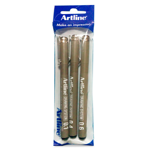 Marcadores marca Artline con tinta de alta cobertura y colores vibrantes. Versatiles para escuela, oficina, arte y manualidades.