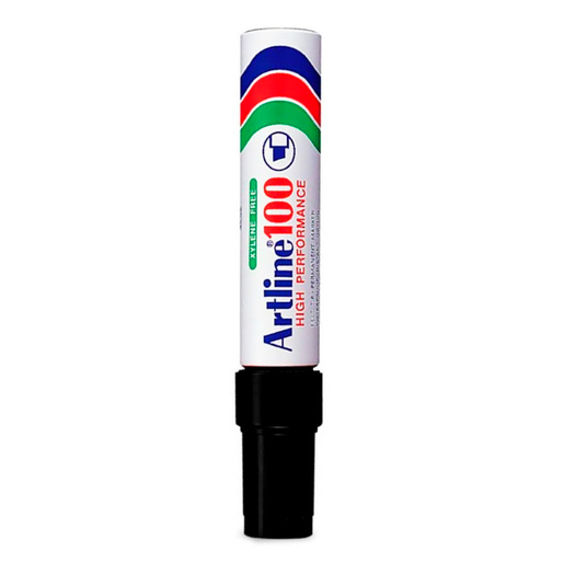 Marcador permanente marca Artline de tinta resistente al agua y al desvanecimiento. Escribe sobre papel, carton, plastico, metal, vidrio y madera. Ideal para etiquetar y marcar en oficina, taller y bo