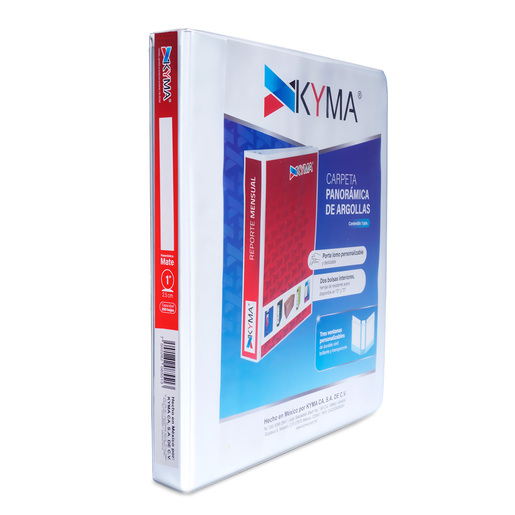 CARPETA KYMA 1 P. BLANCA OPACA, ARILLO O, PANORAMICA