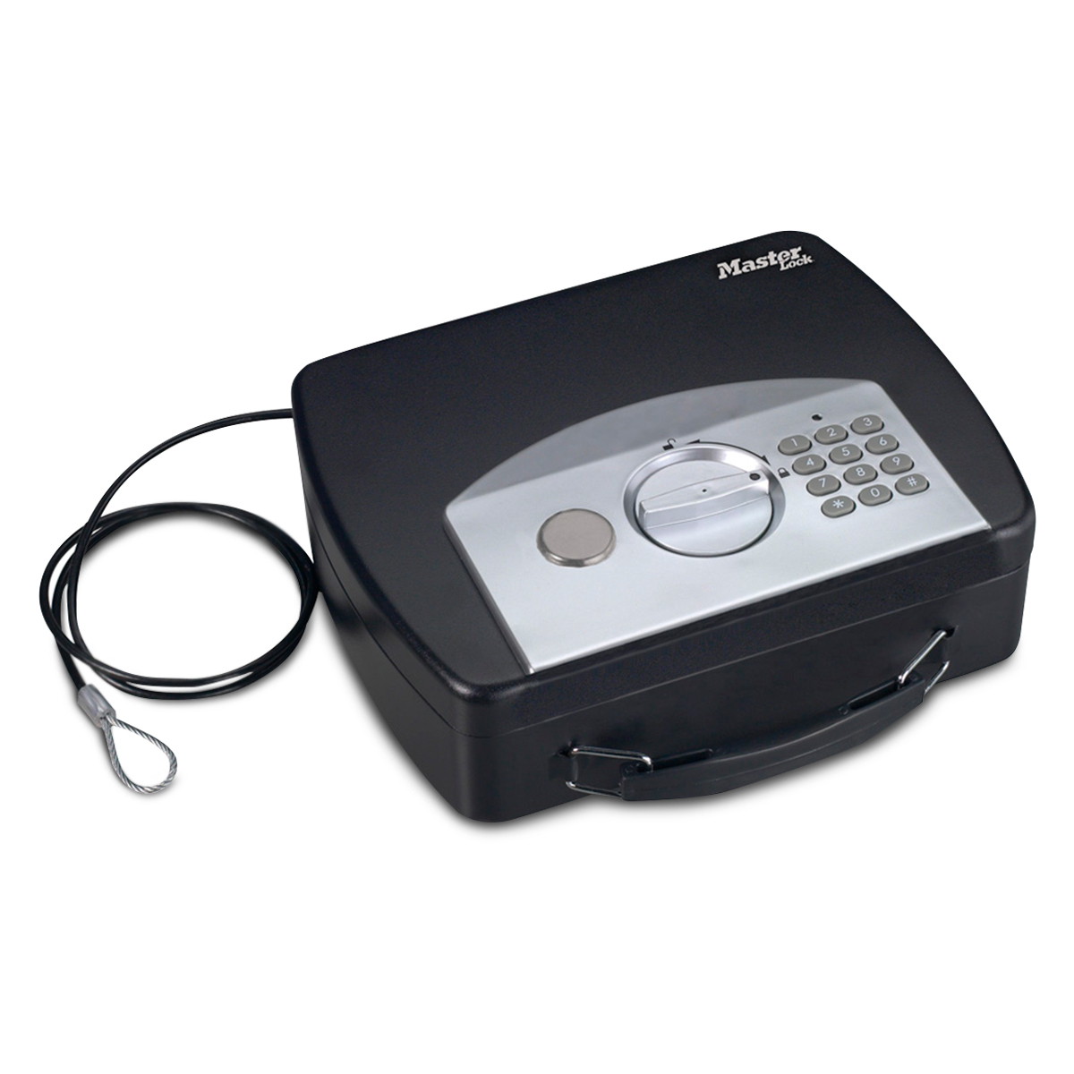 CAJA FUERTE PORTATIL CON CABLE DE SEGURIDAD SENTRY SAFE