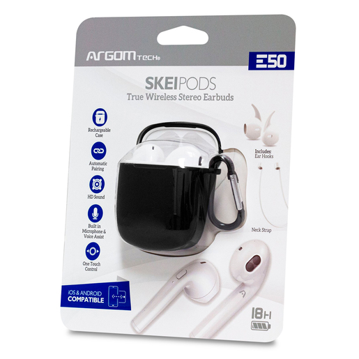 AUDIFONOS ARGOM INALAMBRICOS ARG-HS-5050BK