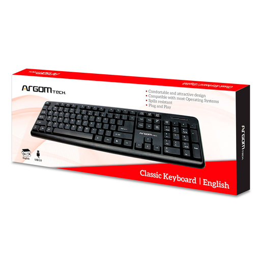 TECLADO CLASICO EN INGLES