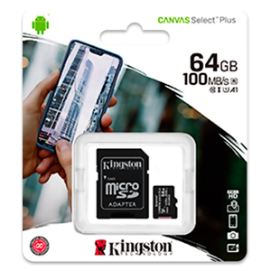 MEMORIA KINGSTON 64GB SDCS2 MICSDXC CANVAS MEMORIA KINGSTON 64GB SDCS2 MICSDXC CANVAS