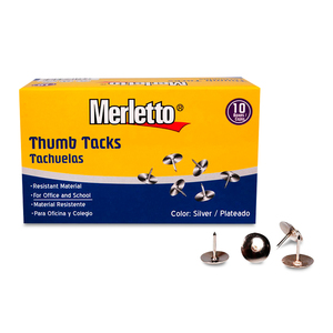 TACHUELA PLATA MERLETTO 100U