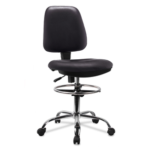 SILLA PARA CAJERO DE PU COLOR NEGRO MODUTEC SILLA PARA CAJERO DE PU COLOR NEGRO MODUTEC