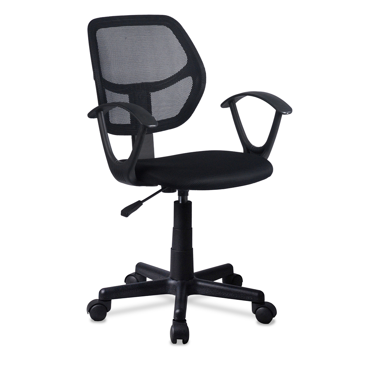 SILLA SECRETARIAL BASICA DE MESH CON BRAZOS MODUTEC