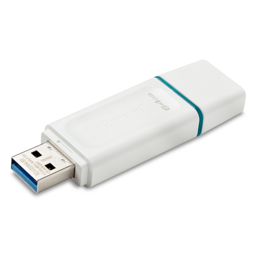 USB 64 GB BLANCO 3.2 KINGSTON FLASH DRIVE 3.2 GEN