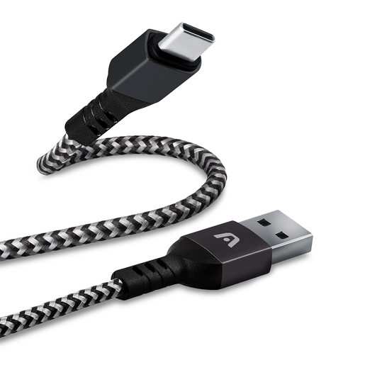 CABLE ARGOM TYPE-C NYLON NEGRO
