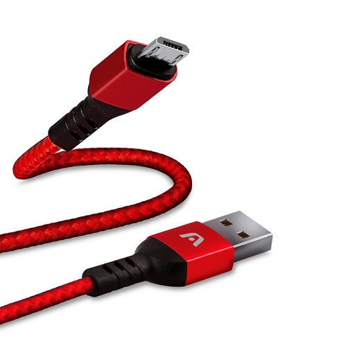 CABLE ARGOM MICRO USB ROJO