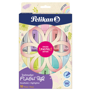 MARCATEXTO PELIKAN FLASH PASTEL 10U