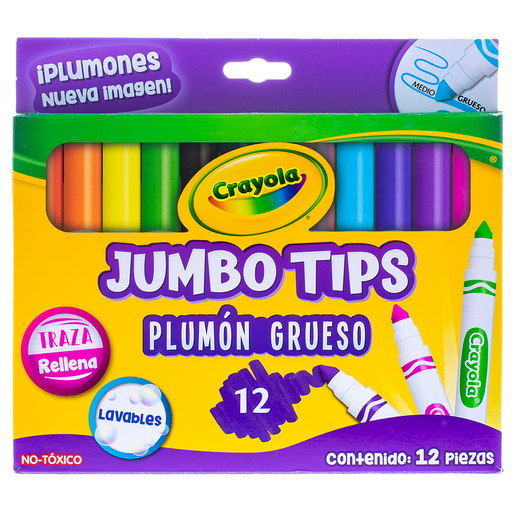 MARCADORES CRAYOLA GRUESO 12U