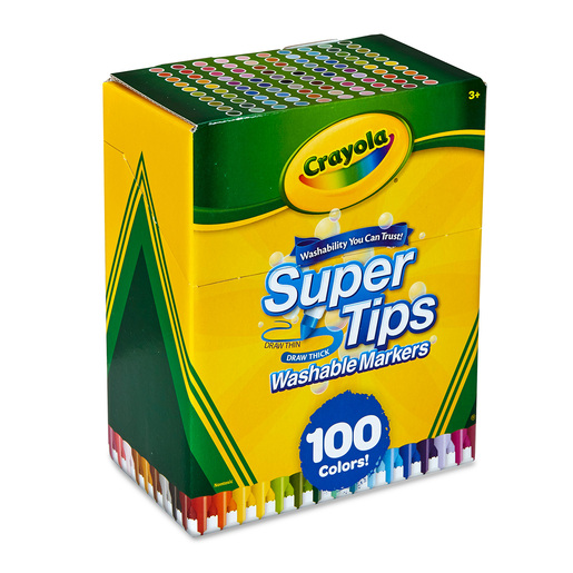 MARACADORES CRAYOLA SUPERTIPS 100U