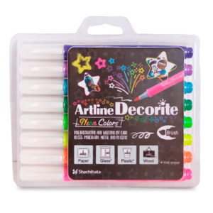 MARCADOR ARTLINE NEON PUNTA PINCEL 8U