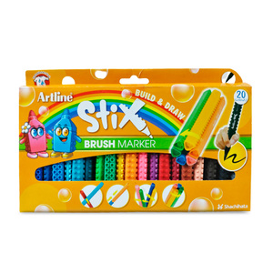 MARCADOR ARTLINE STIX 20U (PUNTA PINCEL)