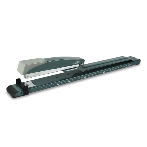 Engrapadora Eagle con brazo de metal. Construcción metálica completa con brazo reforzado para máxima durabilidad. Compatible con grapas estándar. Mecanismo suave y preciso. Ideal para uso profesional.
