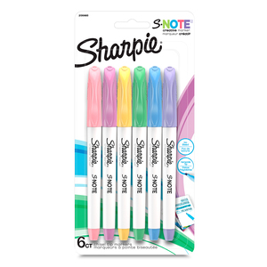 MARCADOR PERMANENTE SHARPIE S-NOTE 6U MARCADOR PERMANENTE SHARPIE S-NOTE 6U