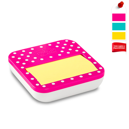 Dispensador de cinta marca Post-it con base estable y corte limpio. Permite usar la cinta con una sola mano, perfecto para escritorio, oficina y zona de empaque.
