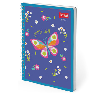 CUADERNO ESPIRAL SCRIBE RAYA 70H STILO