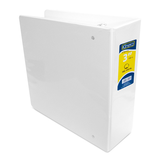 CARPETA KINERA 3P BLANCO CARTA PANORAMICA, ARILLO O