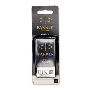 REPUESTO CARTUCHO PLUMA FUENTE DESECHABLES PARKER 5U NEGRO REPUESTO CARTUCHO PLUMA FUENTE DESECHABLES PARKER 5U NEGRO