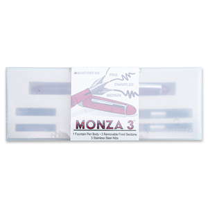 SET PLUMA FUENTE MONZA 3U COLOR ROJO (PUNTO