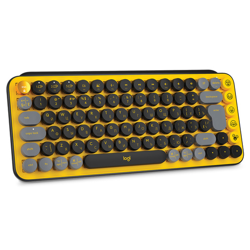 TECLADO LOGITECH POP AMARILLO 920-010713