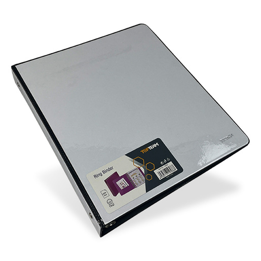 CARPETA 1 GLITTER BLANCO