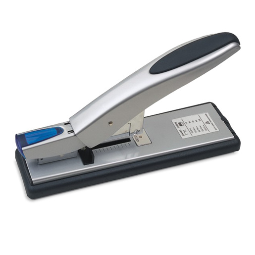 Engrapadora Eagle de uso pesado con capacidad de hasta 100 hojas. Construcción metálica reforzada para trabajos de alto volumen. Compatible con grapas de uso pesado 23/13 y 23/17. Ideal para oficina y archivo.