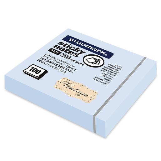 Notas adhesivas marca Studmark reposicionables para recordatorios, marcar paginas y organizar ideas. Adhesivo que se despega sin danar, perfecto para estudio, oficina y planificacion.